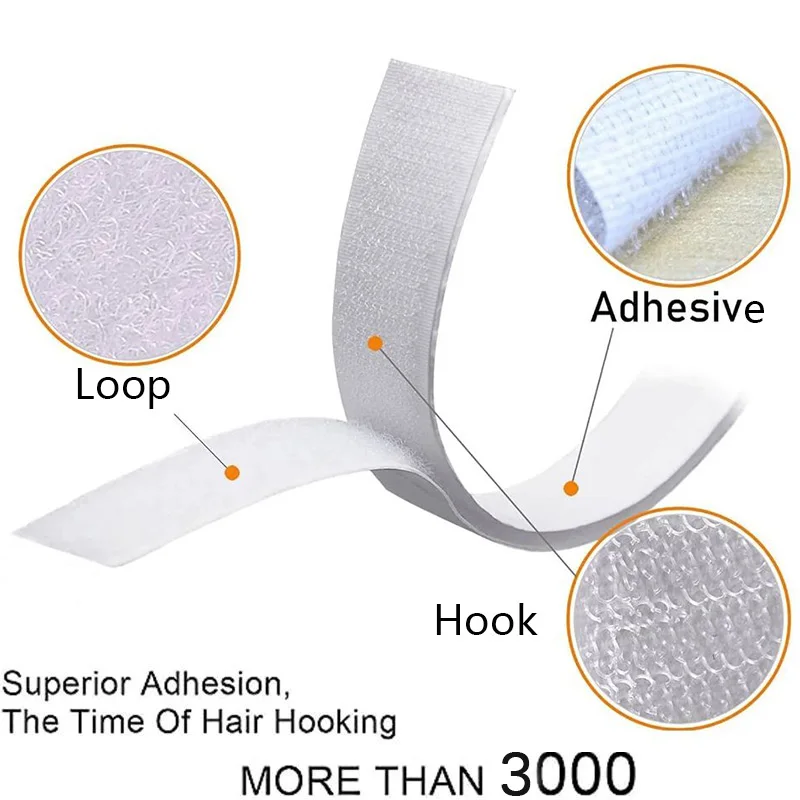 Nastro Adesivo Forte Biadesivo - 12 Pezzi Feltro, 3x10 Cm, Nero - Foto 13