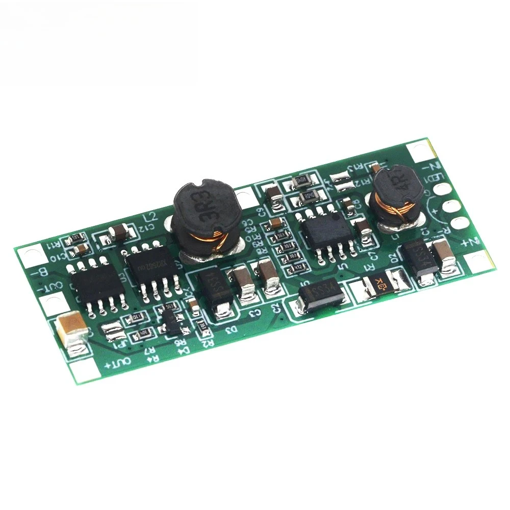 Lithium Battery UPS Charging Module DC5V 9V 12V Step Up Booster Module for18650 Lithium Battery UPS Voltage Converter Protection