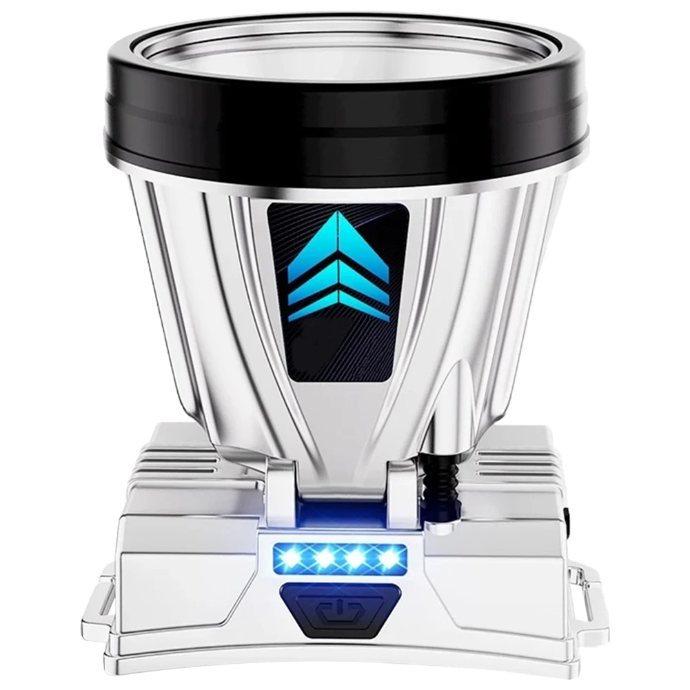 Led Rechargeable High Power Headlamp 3 Mode Head Flashlight Super Bright Head Lamp for Outdoor Running Fishing Hiking Camping