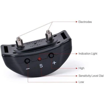 Electric Dog Training Collar Adjustable Electric Dog Trainer Harmless Pet Anti Barking Device Pet Training Supplies 2