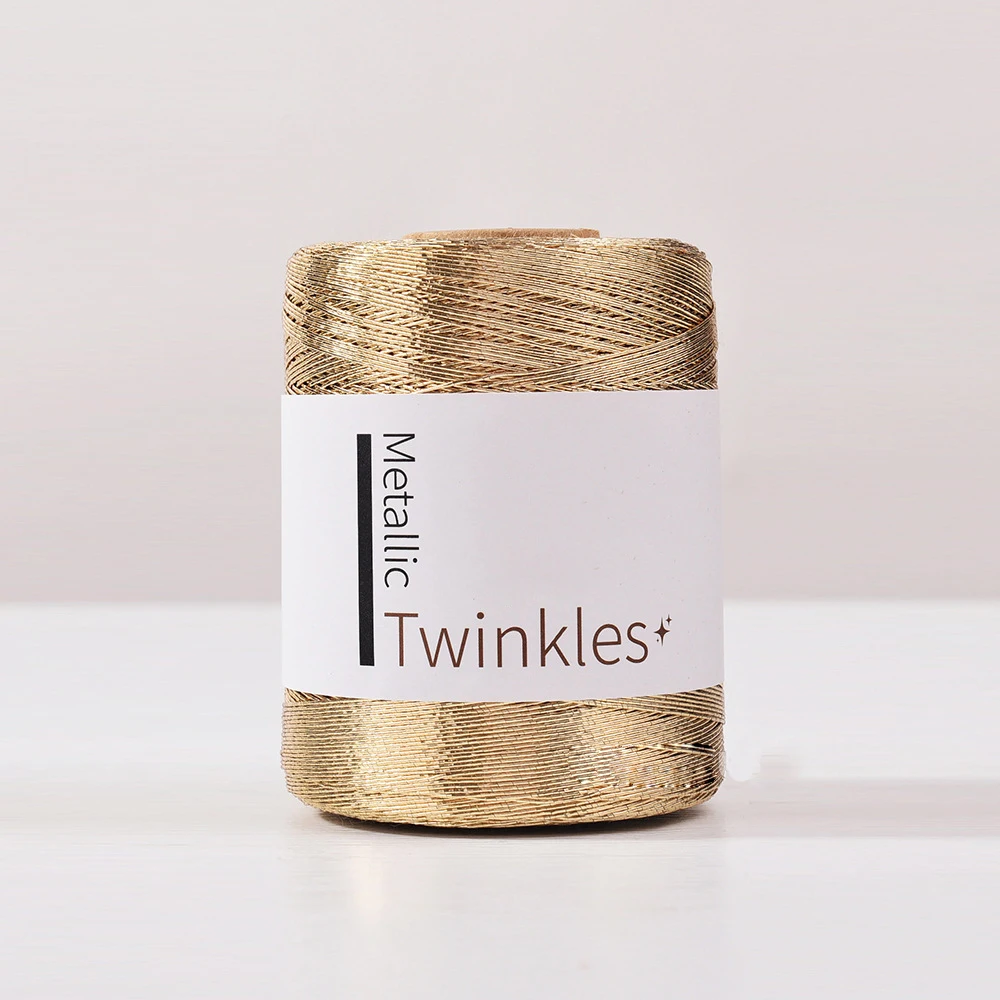 Lustrous Metallic Gold & Silver Macrame Thread - 1mm x 450m for DIY Crafting and Braiding