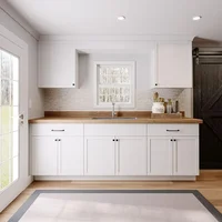 Cabinets Kitchen Starter Sets, Office Kitchenette, Small Home Kitchenette, Apartment Kitchenette Durable, Hardwood Cabinets 1