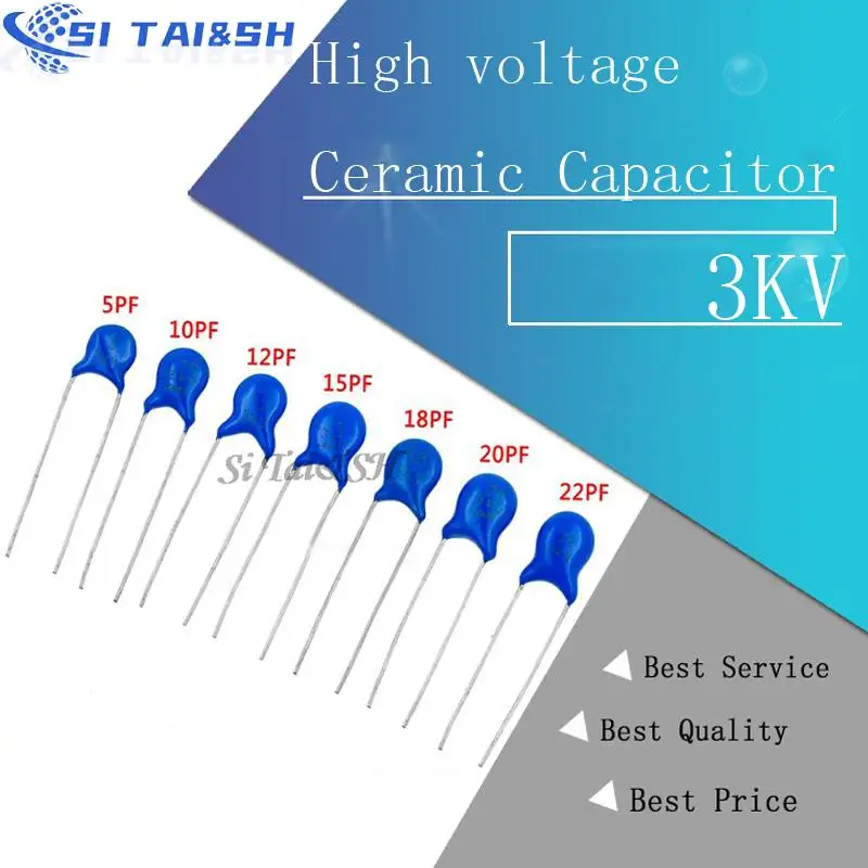 Ceramic capacitor 20pcs High voltage Ceramic Capacitor 3KV 5PF-22NF