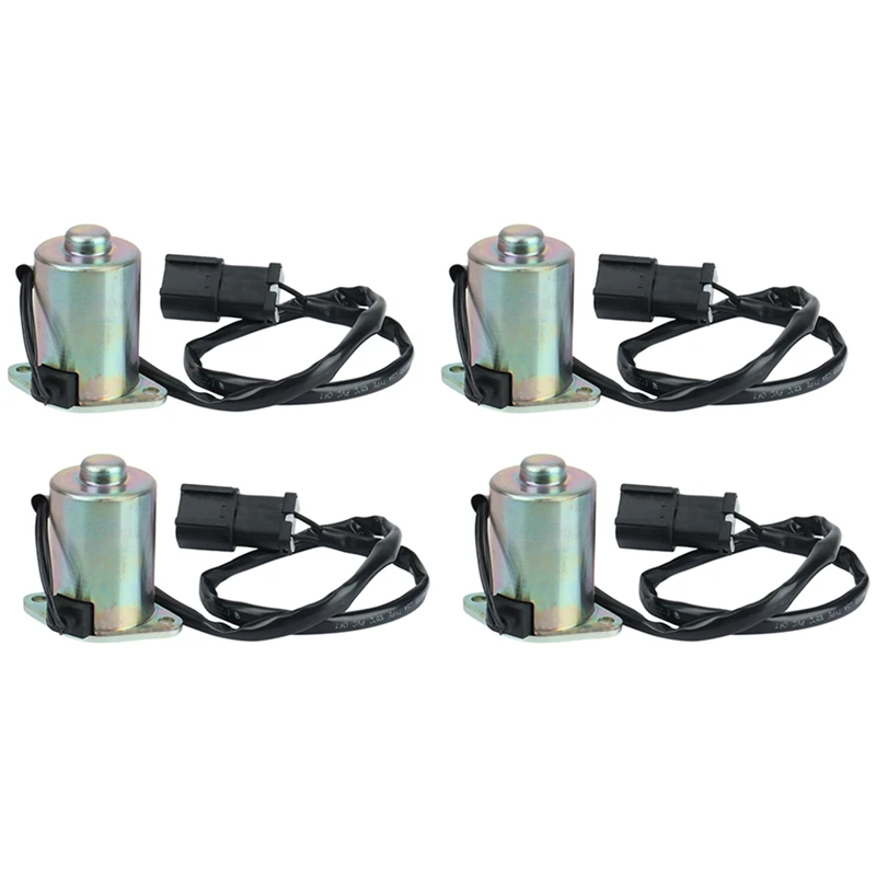 

4X For Komatsu PC200-6 (6D102) Safety Lock Rotary Rotary Solenoid Valve Part Number 206-60-51130 2066051130