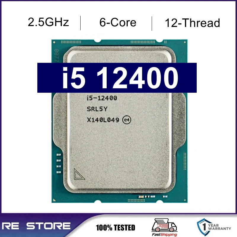 NEW-Core-i5-12400-i5-12400-2-5GHz-6-Core-12-Thread-CPU-Processor-10NM ...