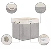 Classification Storage Basket Large Capacity 54L Storage Basket Toy Organizer Box with Handle Fabric FoldindDirty Clothes Basket 2