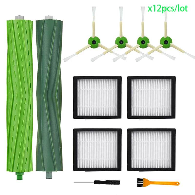 iRobot Roomba Series Vacuum Accessory Kit - Rubber Brushes, Side Brushes, Filters, and Dust Bags
