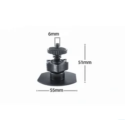 Universal Magnetic Car Phone Holder with 360° Rotation and Ball Head Adjustment - 1PC plastic 17mm