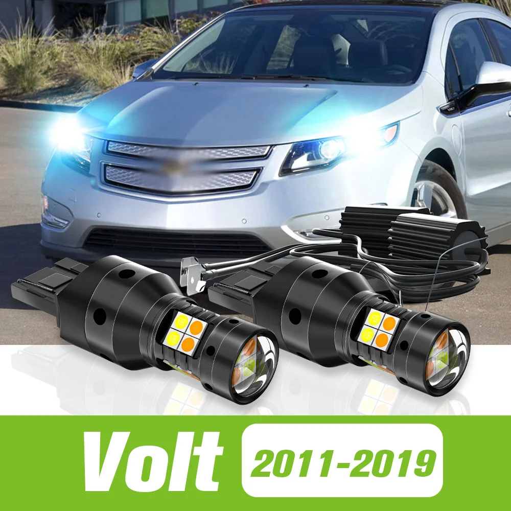 2pcsForChevroletVolt20112019DualModeLEDTurnSignalDaytime