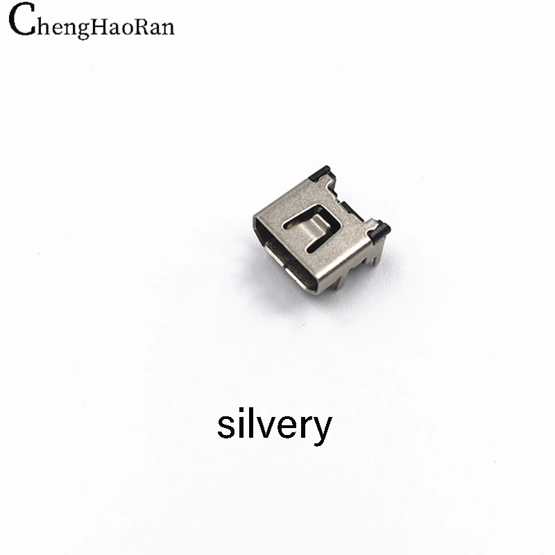 2PC USB Power Port Charging Power Port Silver For Nintendo NDSL Console ChengHaoRan