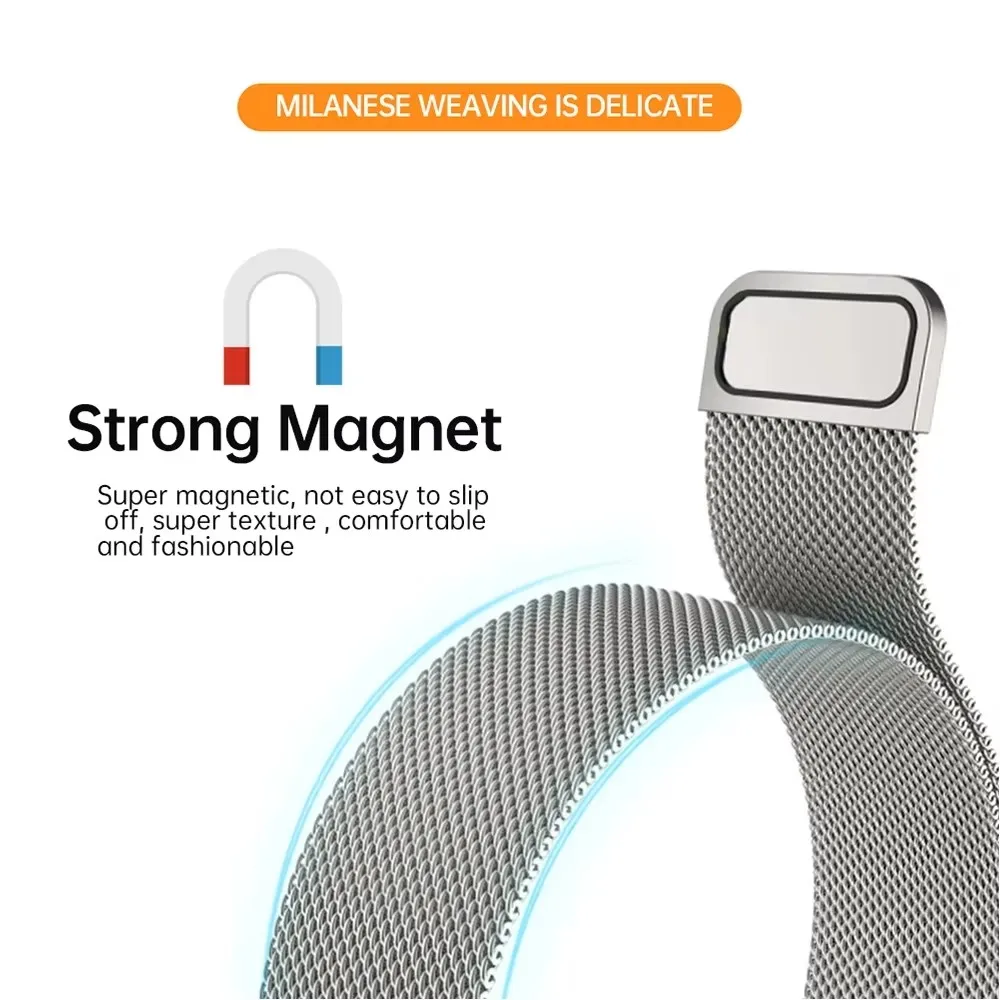 Milanese Loop Stainless Steel Magnetic Strap Band Accessory