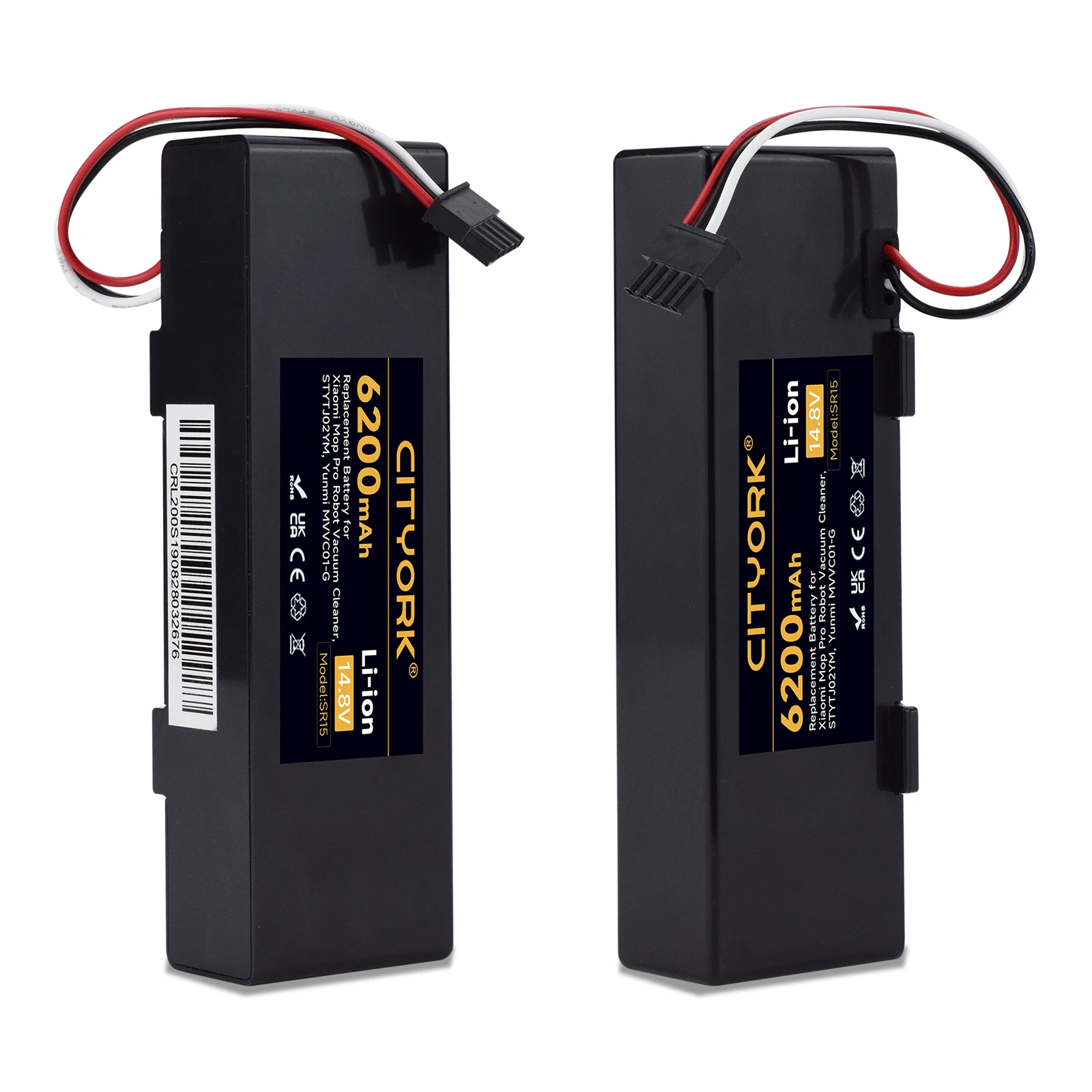 14.8V 6200mAh Sweeping Mopping Rechargeable Battery For