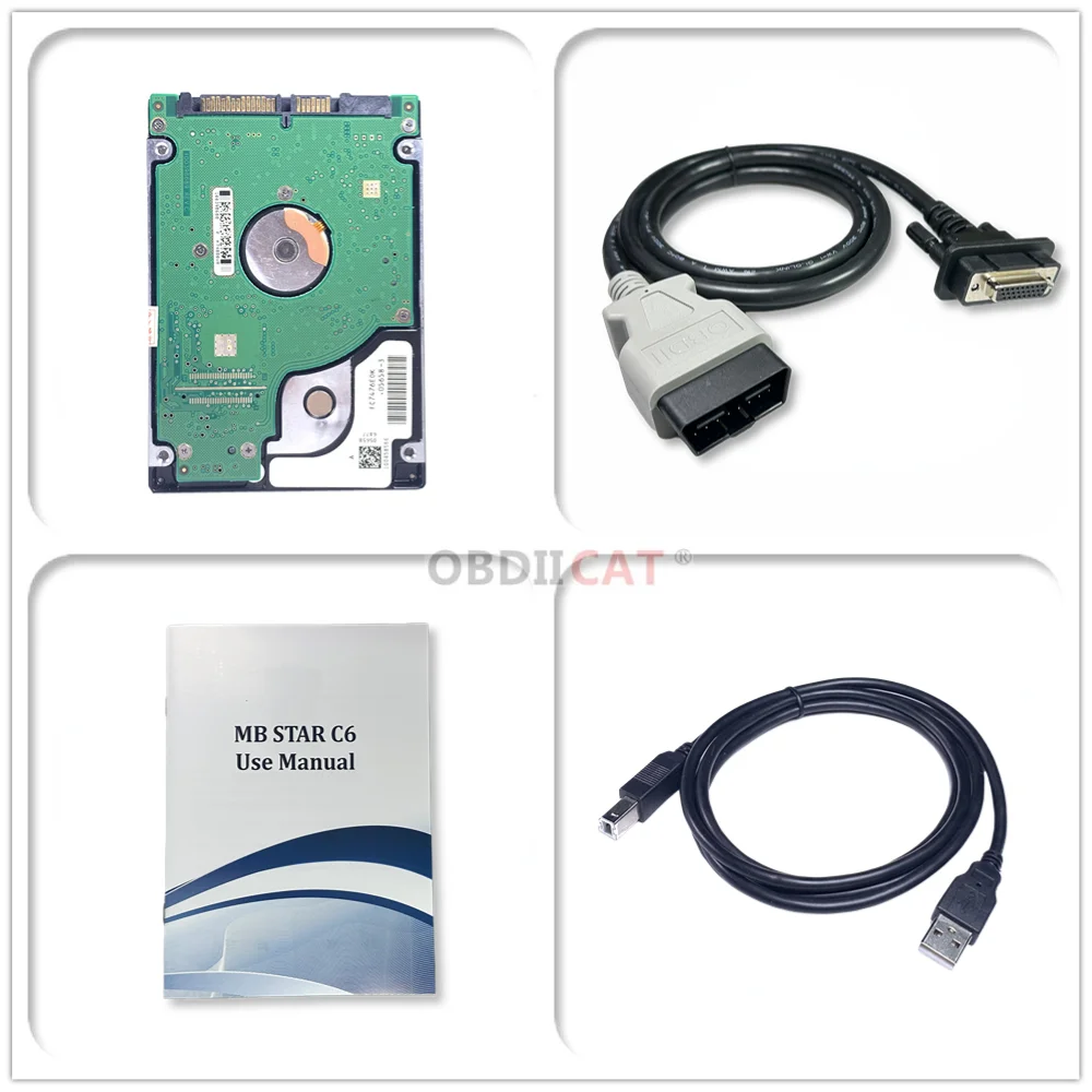 MBBENZ 자동차 진단 도구용 온라인 무료 소프트웨어 업데이트, HDD V2023.06 지지대, DOIP, CANFD, CAN, K-line Ect, MB STAR C6
