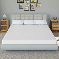 5 Inch Queen Mattress, Gel Memory Foam Queen Size Mattress, Pressure Relieving, Cooling Gel Foam, Queen Mattress in a Box, White 1