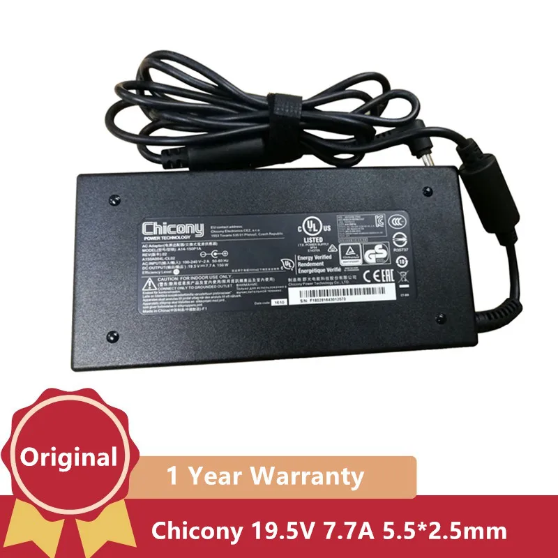 chicony-195v-77a-150w-a14-150p1a-acアダプター充電器msi-gf62-7re-ms-16j9-gs60-gpro-607-gs70ステルスpro-210用