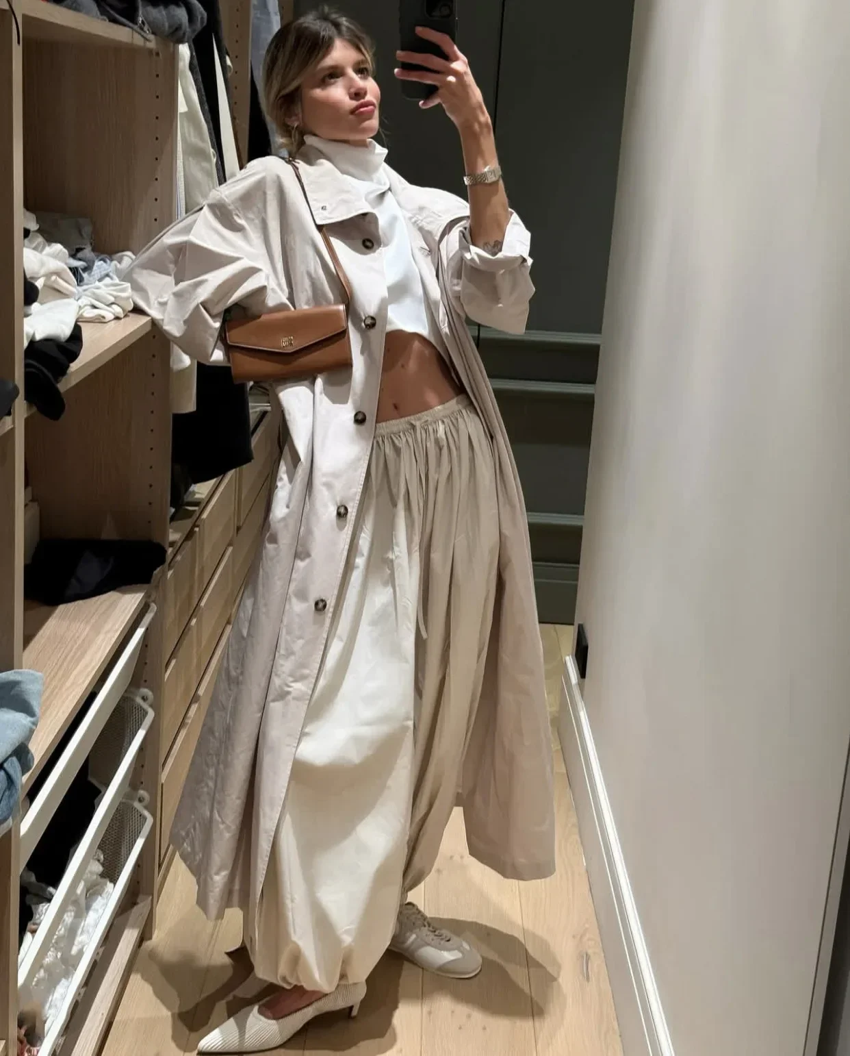 Tuularose Loose Solid Leg-Length Pants For Women Pleated High Waist 2025 Summer Female Fashion Office Lady Casual Bloomer Pants