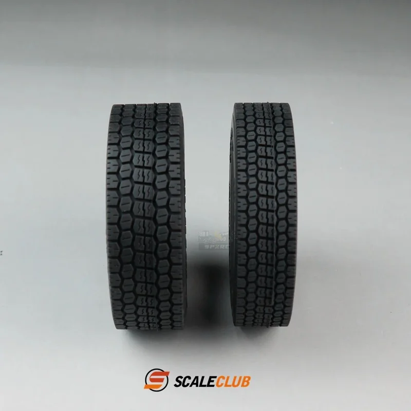 

Scaleclub 1/14 Truck Simulation Road Tires For Tamiya Scania 770S MAN Benz Volvo RC Trailer Tipper Car Diy Parts