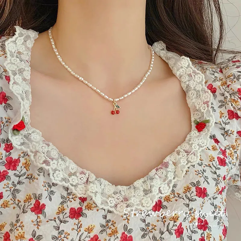 韓国おしゃれ【HOTEL PARIS CHILL】827 Necklace (Cherry) 韓国おしゃれ【HOTEL PARIS CHILL】827 Necklace 全2色 (HOTEL
