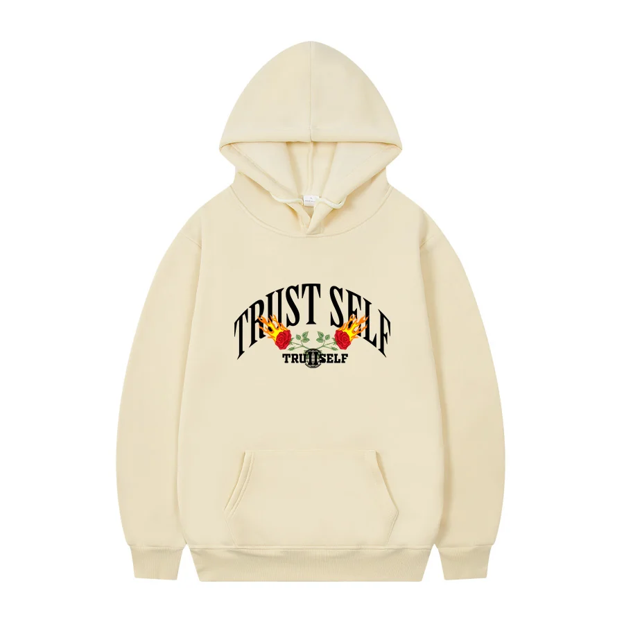 

2022, мужская и женская крутая надпись TRUST, забавная толстовка с капюшоном, мягкий и удобный пуловер, Высококачественная Толстовка