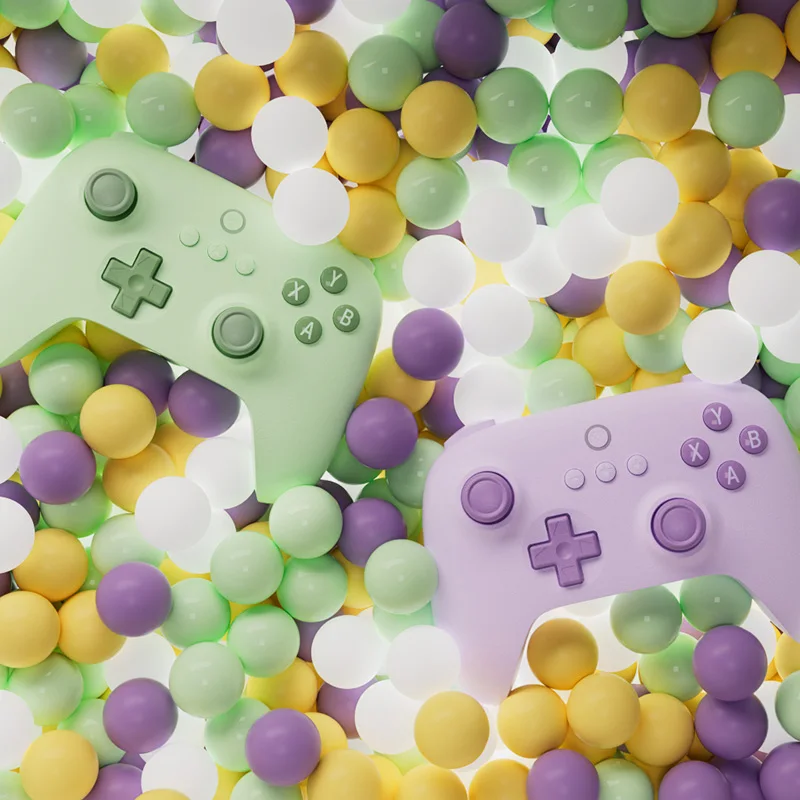 8BitDo Ƽ C е  2.4G  Ʈѷ, PC,  10, 11,  ũ,  , ȵ̵
