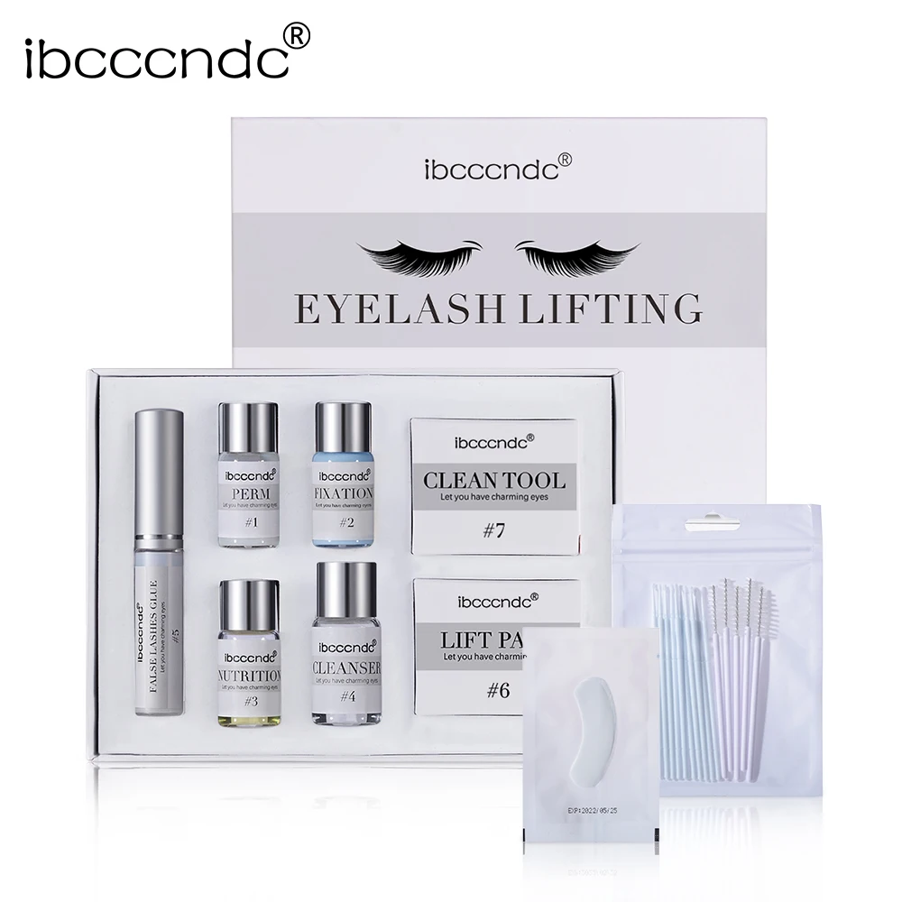 ביccndc lash להרים ערכת למינציה של ריסים הרמת ריסים ריסים, הרמת עפעף ערכת יופי סלון לשימוש ביתי lash curling מעלית כרית כלים