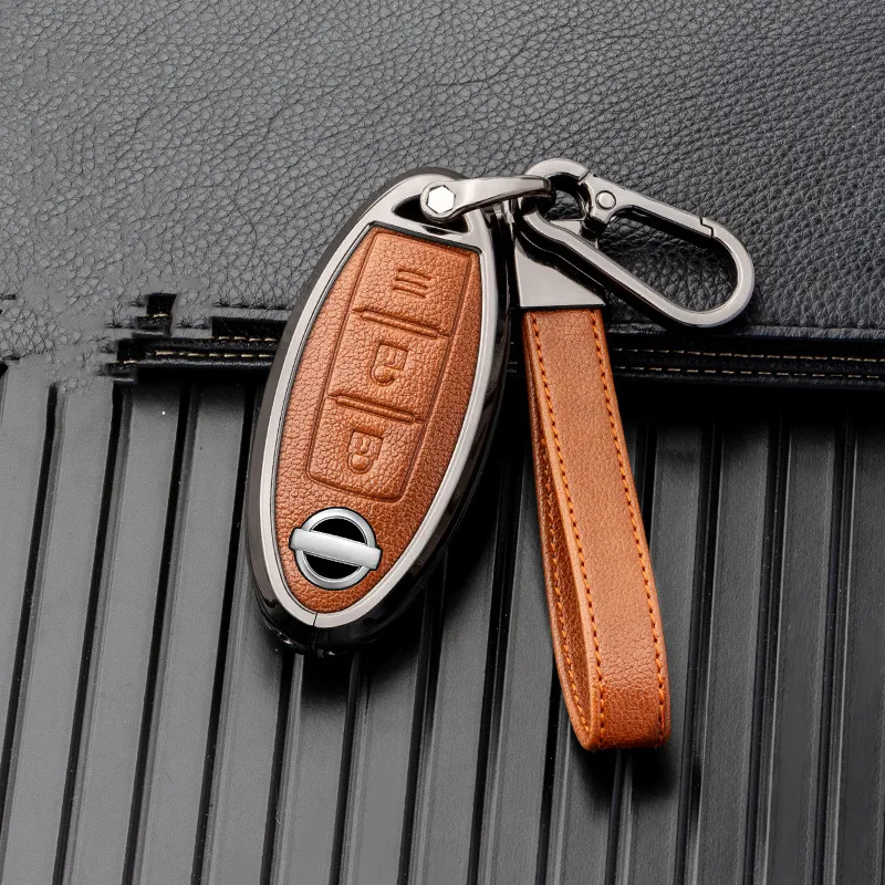 

Car Key Cover Case Shell For Nissan Juke Leaf Micra K12 Note Patrol Qashqai J11 J10 Tiida Versa X-trail T32 Infiniti Accessories