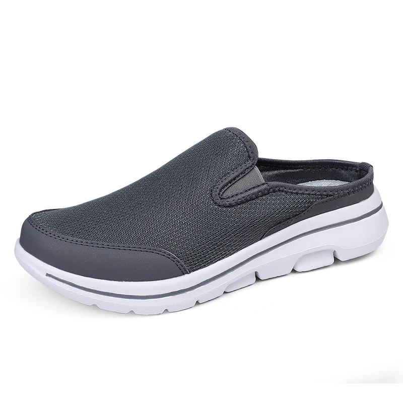 Big Size 47 48 49 Summer Men Women Half Shoes Slippers Slip On Shoes Mesh Breathable Soft Comfortable Dropshipping — view 3