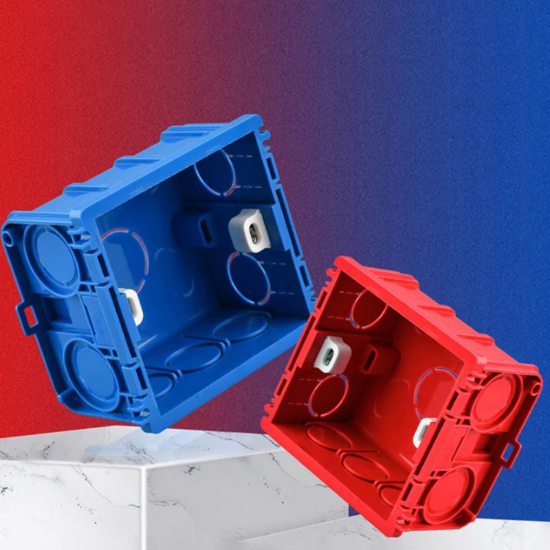 Wall switch Socket Electrical installation Box Inside Box For 86 Type Switches And Sockets Wiring Back 86*83mm