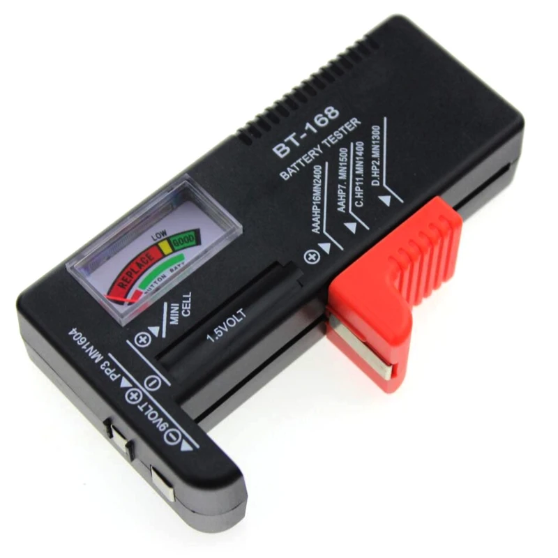 

Универсальный инструмент для проверки батареи, тестер емкости, инструмент для проверки емкости батарей AA AAA 9 В 1,5 В, быстрое