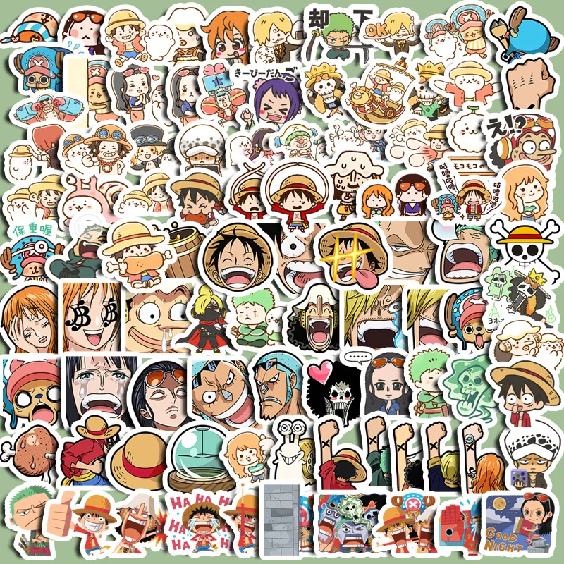 27 Adesivi Fai-da-te Per Bambini Con Facce Di Anime | Kit Creativo Con Espressioni Per Scrapbooking, Decorazione Skateboard E Bomboniere Festa