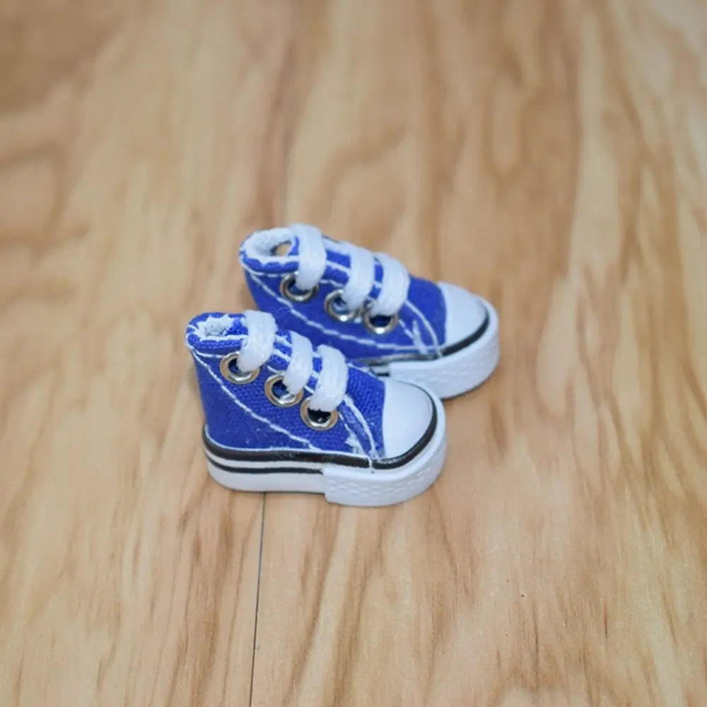 3,5 CM Puppe Schuhe für 1/8 Bjd Puppe Zubehör Mini Leinwand Schuhe Mode Nette Puppe Dress Up Zubehör Spielzeug geschenk – Detail 4
