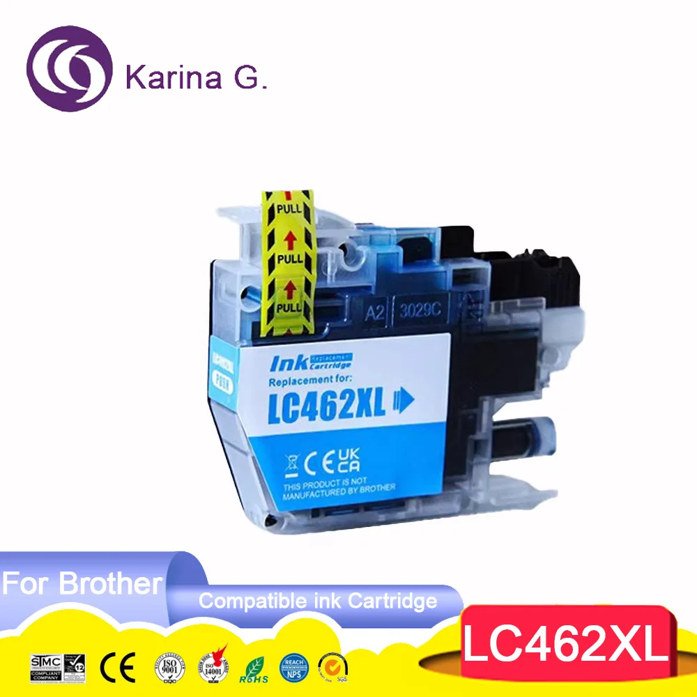 High Capacity LC462 LC462XL Premium Color Compatible Printer Ink Cartridge for