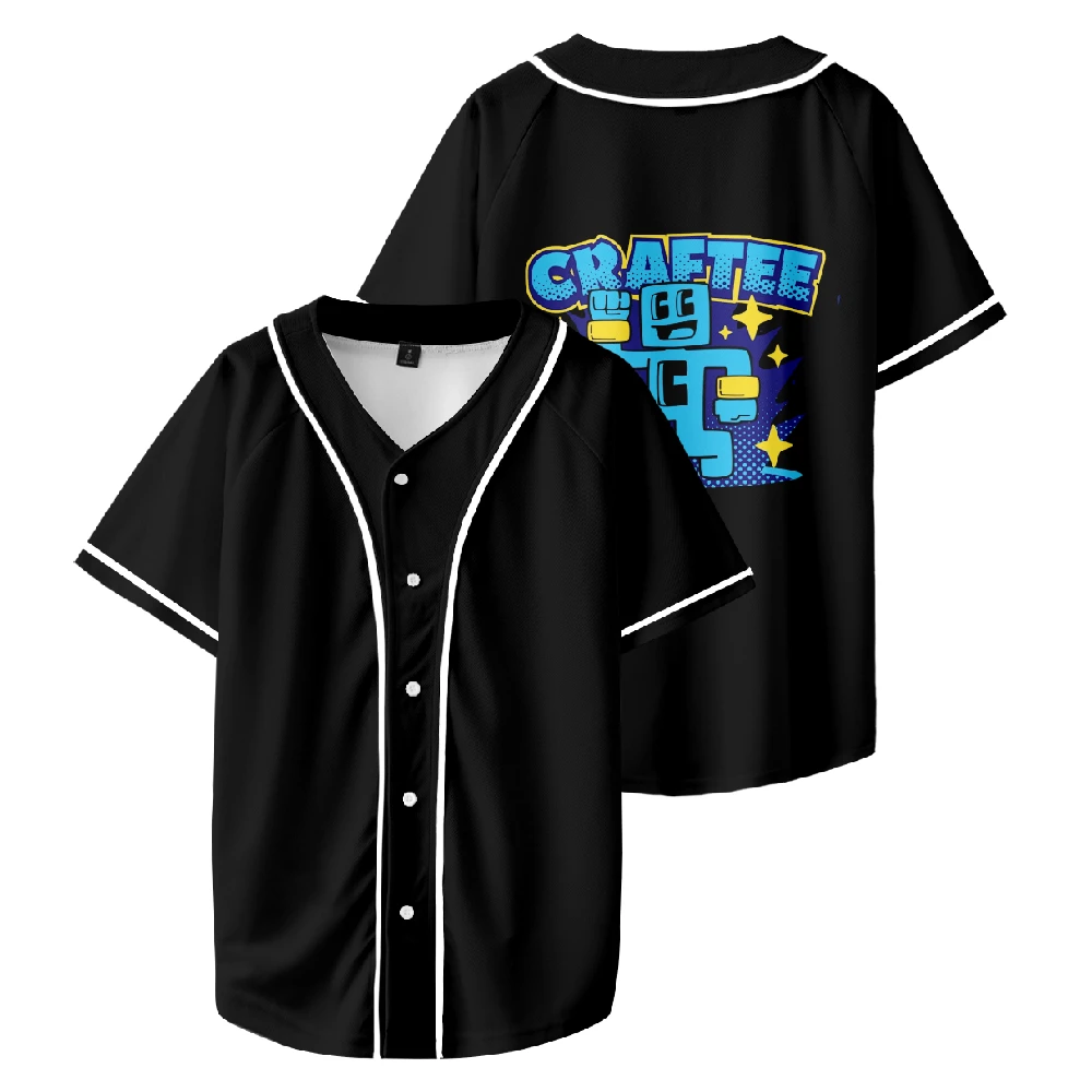 

Бейсбольная Футболка Craftee с 3D принтом, футболка унисекс с коротким рукавом, Повседневная Уличная одежда для женщин и мужчин