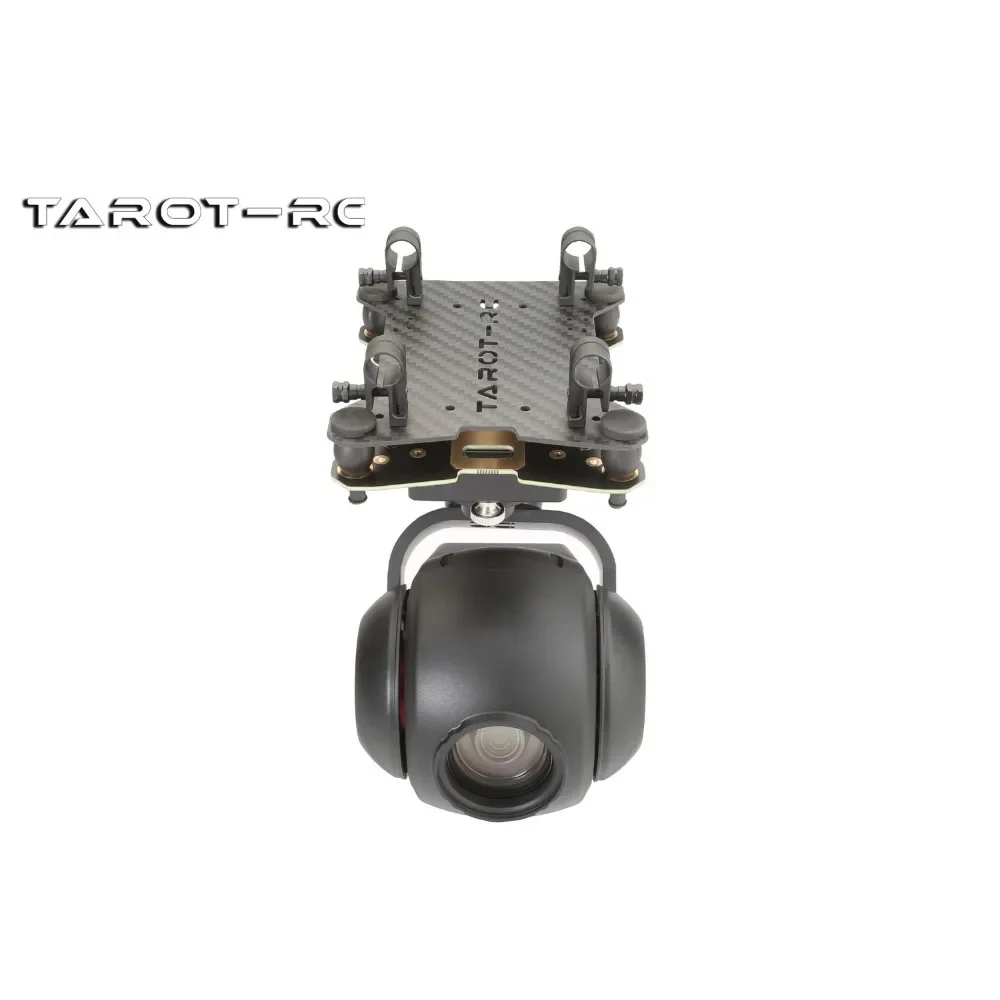 Tarot Cardan T26X-NET Camera Gimbal 3-axis with Optical Zoom 2MP 26X Network Output One Down Button for Industrial Applications