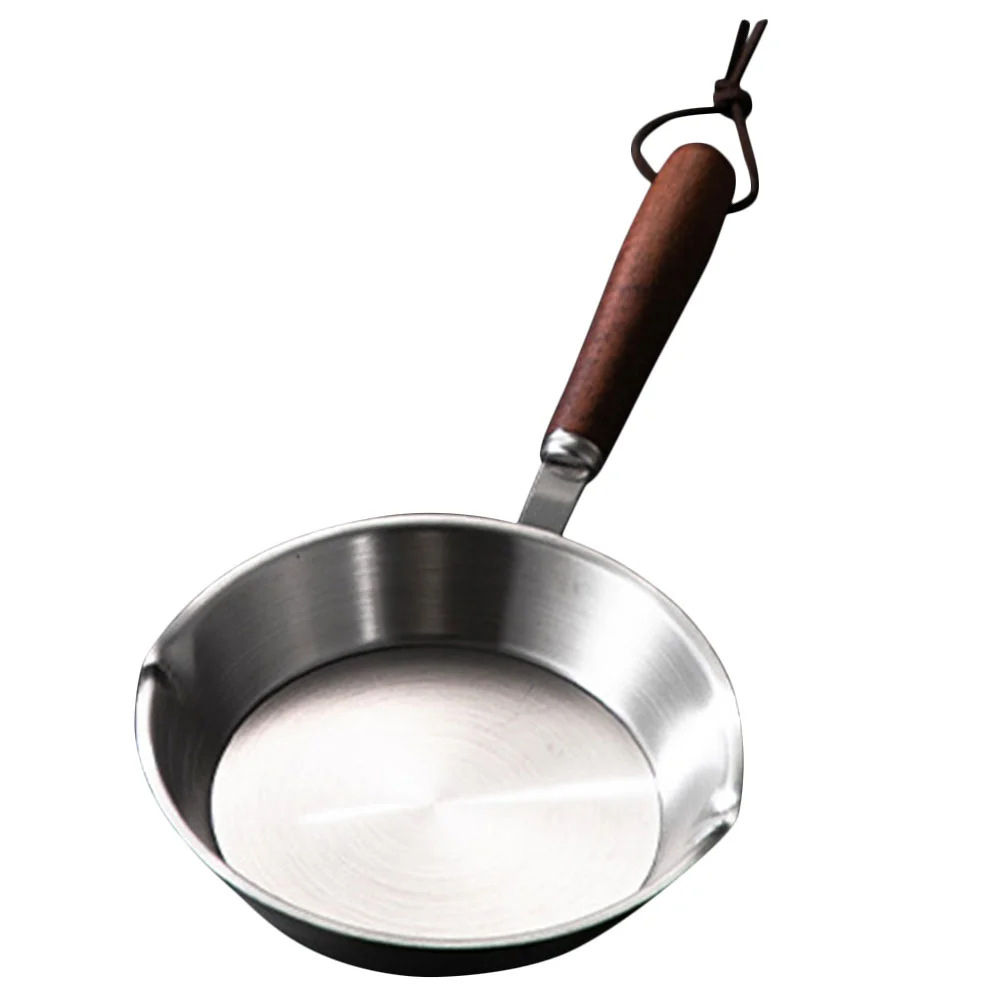 

Frying Pan Maker Mini Wok with Handle Small Egg Pans Nonstick for Eggs Skillet Round