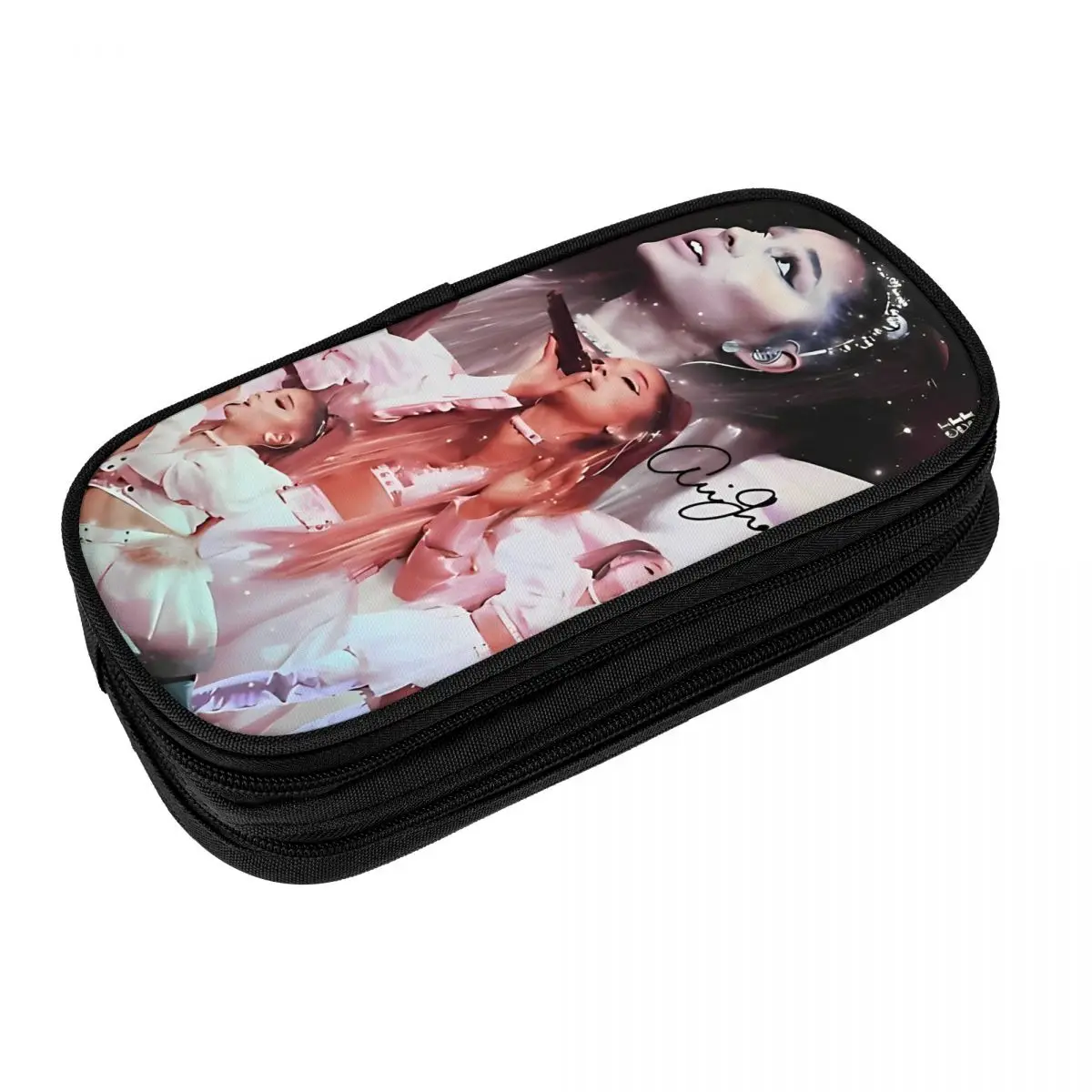 Vintage Pop Music R&B Pencil Case Classic Arianas Grandes Pen Holder Bag Girl Boy Big Capacity School Supplies Gift Pencil Box