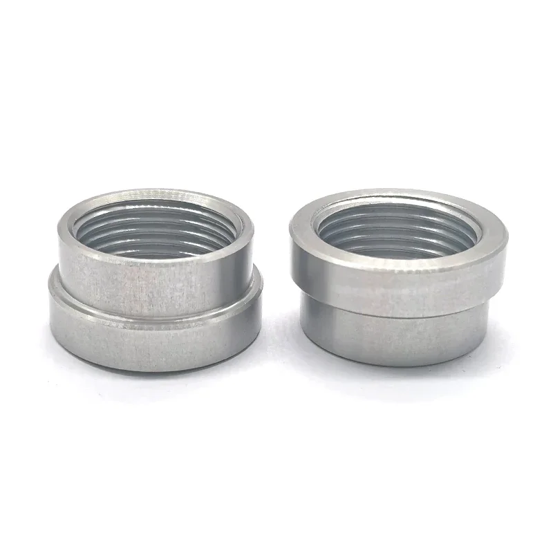 M20 x 1.5 Stainless Steel 304 Female Threaded Stepped Weld Bung Metric Mounting Boss Fitting