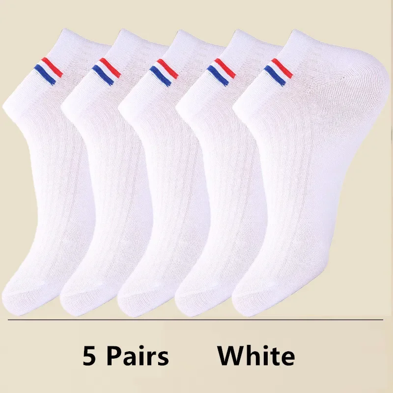 5 pairs-white