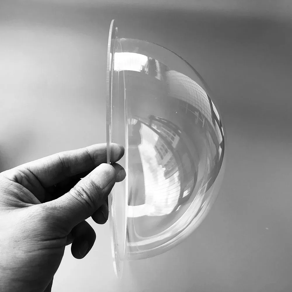 249x114mm 9 Inch Crystal PTZ High-speed Dome Camera Acrylic Plexiglass Sphere Clear Dust Cover Housing Accessories