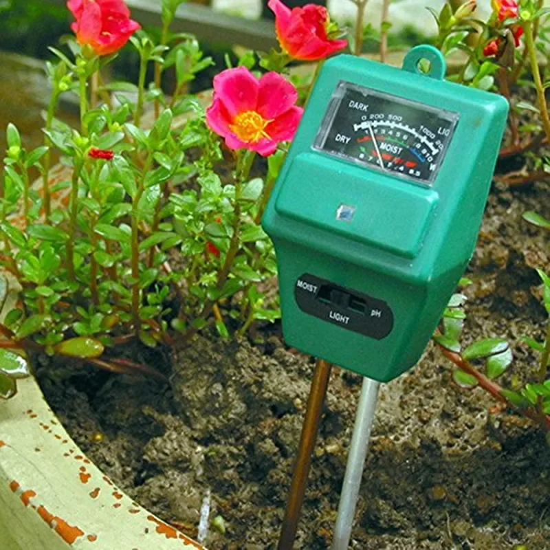 

TenYua 3 in 1 PH Tester Soil Water Moisture Light Analized Test Meter Detector Plant Flower PH Meters for Garden / Farm / Lawn
