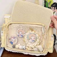 Sac à bandoulière japonais Ins pour filles, doux, uniformes Y2K JK, sac Transparent Ulzzang Ita, fourre-tout pour étudiants et déplacements 6