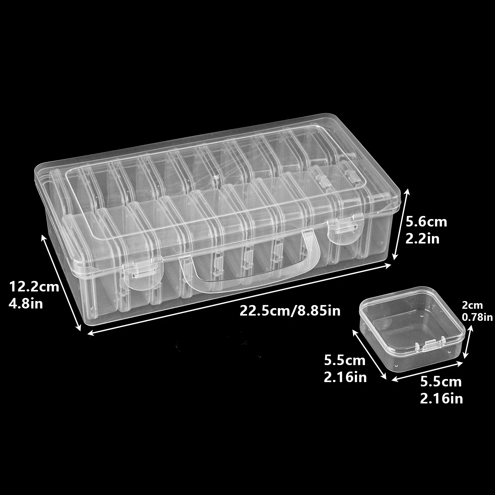 1 Set of 20 Grid Storage Boxes Storage Gift Diamond Painting Stone Beads Suitable for Diamond Embroidery Box DIY Craft Storage