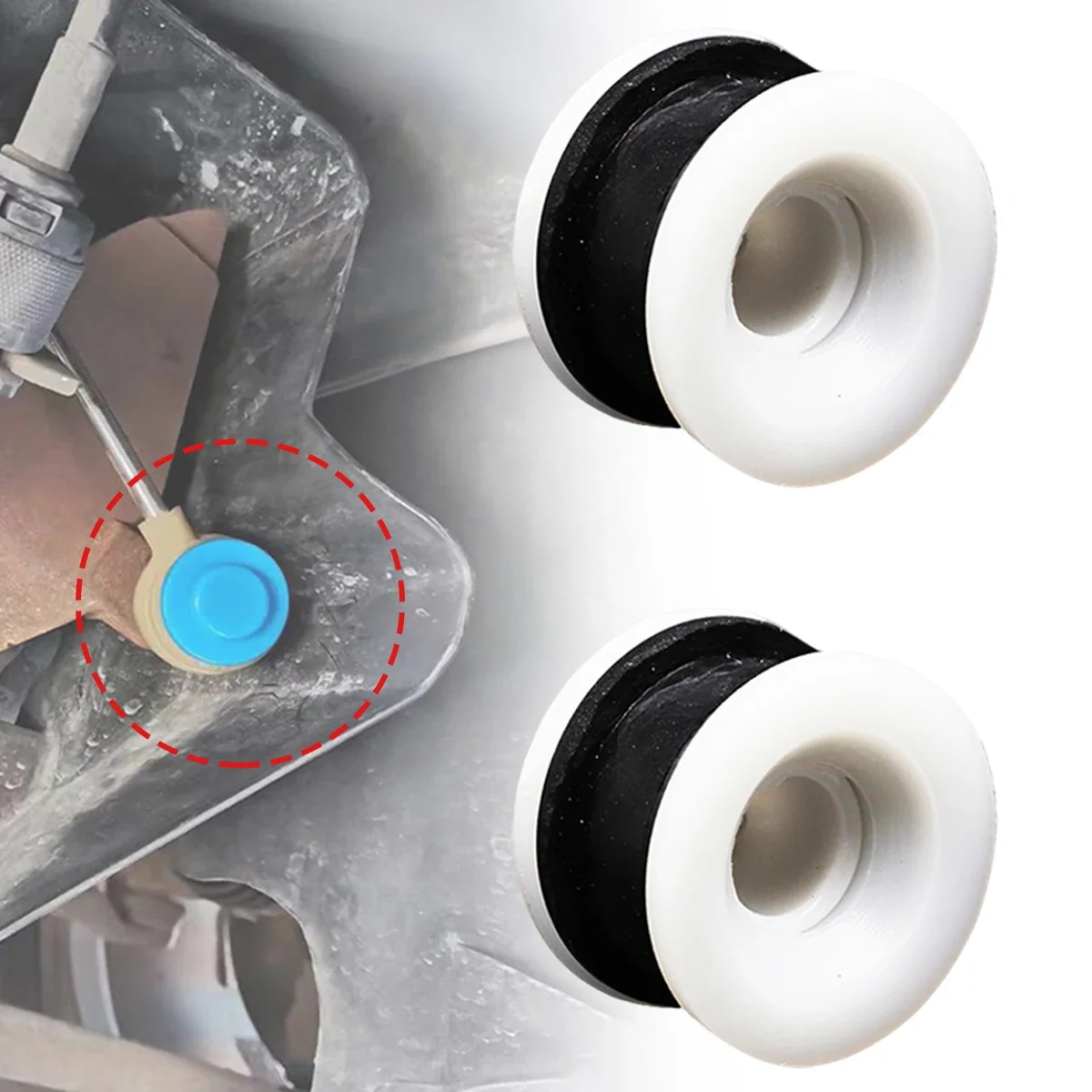 2X Gearbox Shift Cable Linkage Manual Rubber Bushing Grommet Clips Sleeve For Peugeot 206 1.6HD Repair kit Transmissions Parts