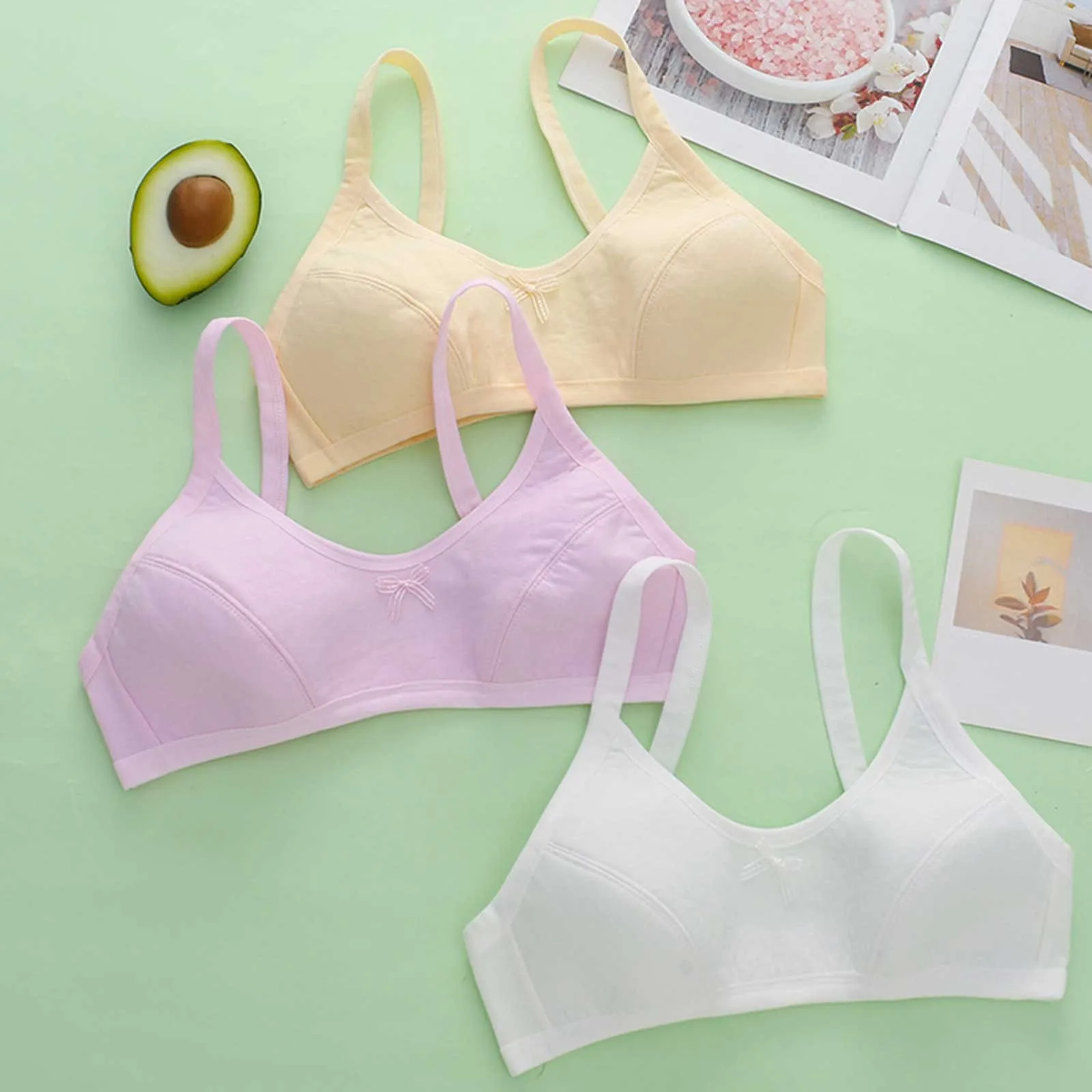 Kids Girls Underwear Bra Vest Children Adjustable Shoulder Strap Underclothes Undies Clothes