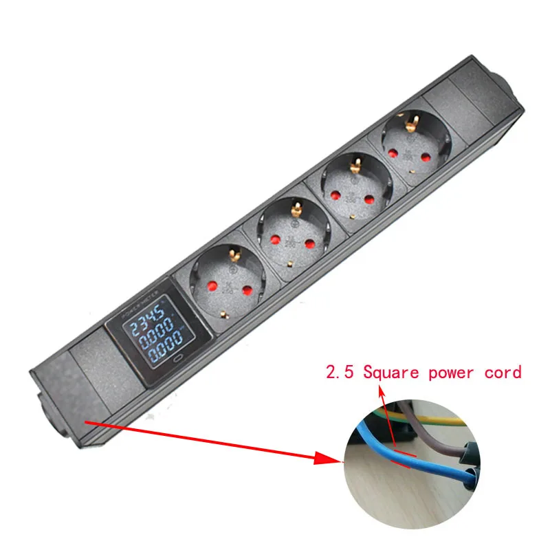 tira de poder schuko pdu caixa 04