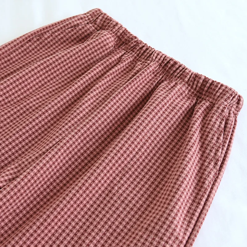 Plaid Dicke Samt Warme Hosen Für Frauen Lounge Tragen Herbst Winter Pyjama Hosen Hause Nachtwäsche Weibliche Pantalones Pijama Mujer – Detail 8