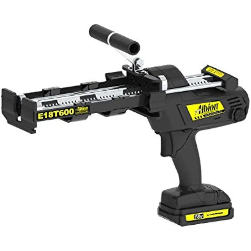 

Albion Engineering E18T600 600 Series Cordless Multi-Component Cartridge Epoxy Adhesive Gun, 18V, 1:1 Ratio & 2:1 Ratio