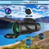 80*100 HD Powerful Monocular Telescope Remote Telescope BAK4 For Hunting Sports Outdoor Camping And Travel 2