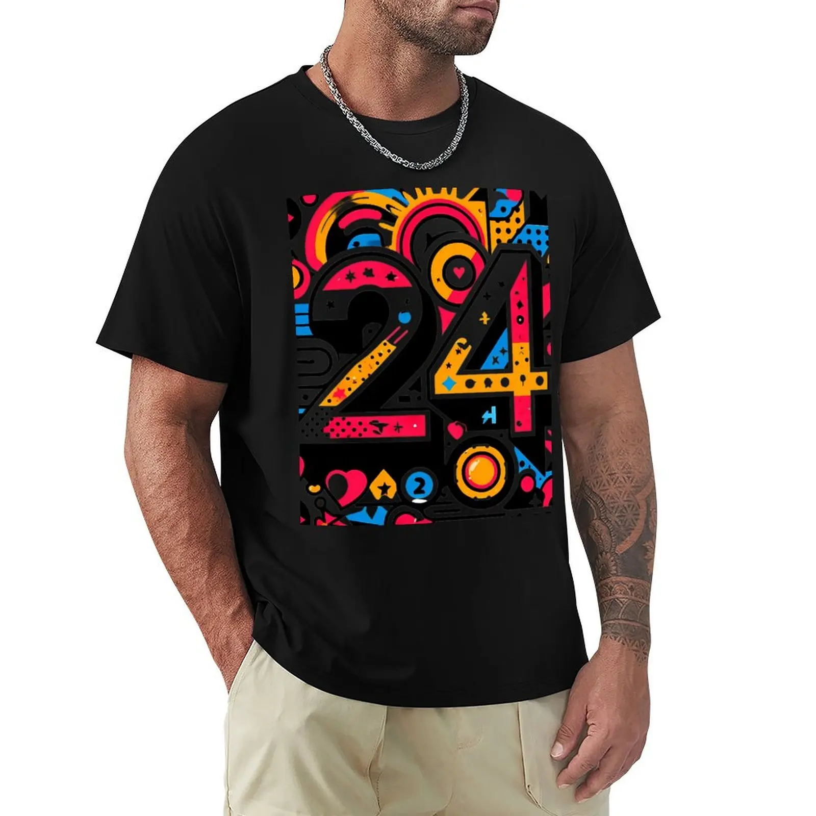 

Vibrant 24 T-shirt tops plain vintage fruit of the loom mens t shirts