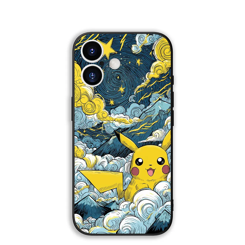 Cute P-Pokemons Gengar & P-Pikachus Phone Case Cover